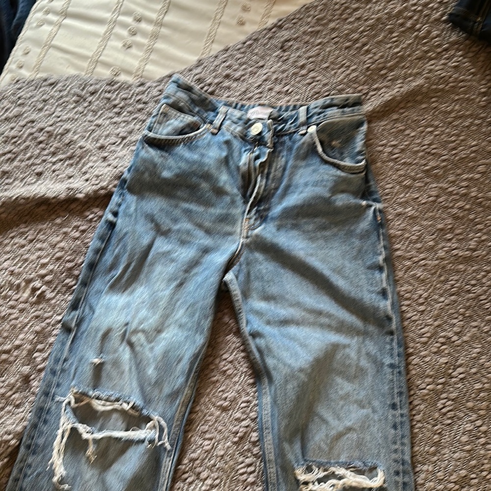 High rise jeans